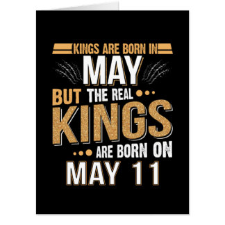 May Gift | Kings Are Born In May - May 11 Card