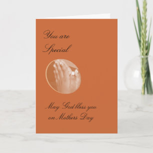 May God Bless You on Mother's Day. Card