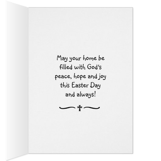 May God Bless you with Joy On Easter (Inside (Right))