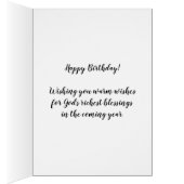 May God Bless you with Joy On your Birthday (Inside (Right))