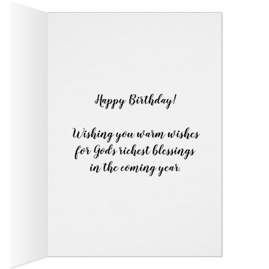 May God Bless you with Joy On your Birthday (Inside (Right))