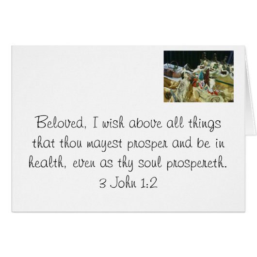 May God bless you with prosperity Cards (Front Horizontal)