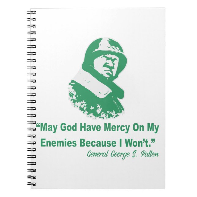 May God Have Mercy On My Enemies  #USAPatriotGraph Notebook (Front)