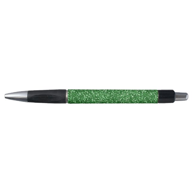 May Green Glitter Pen (Front)