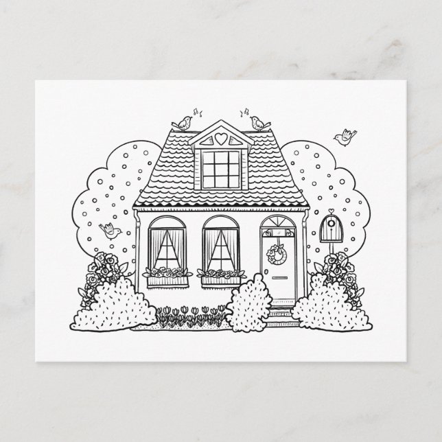 May House Holiday Postcard (Front)