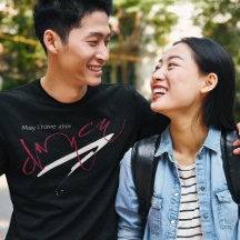 MAY I HAVE THIS DANCE RED BLACK