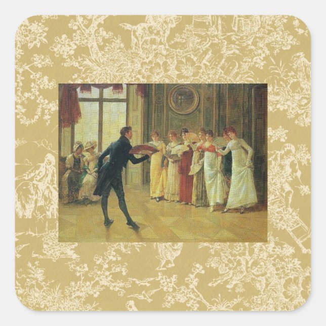 May I Have This Dance? Square Sticker (Front)