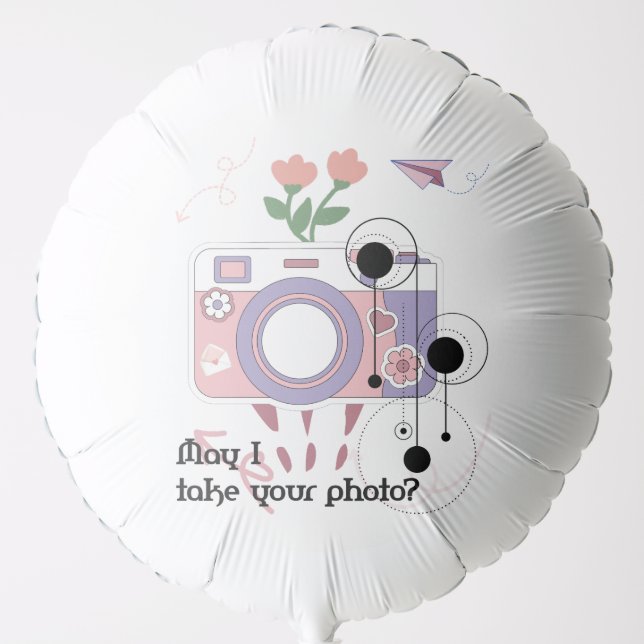 May I take your photo?  Balloon (Front)