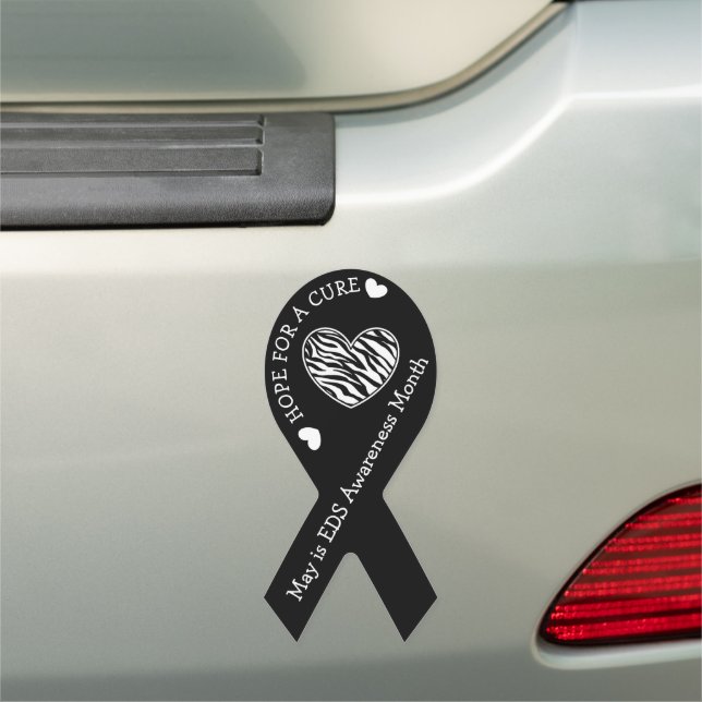 May is EDS Awareness Month Ribbon Car Magnet (In Situ)