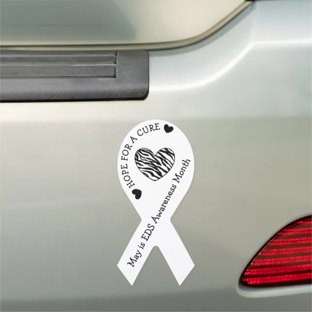 May is EDS Awareness Month Ribbon Car Magnet | Zazzle
