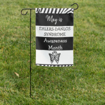 May is Ehlers-Danlos Syndrome Awareness Month  Garden Flag