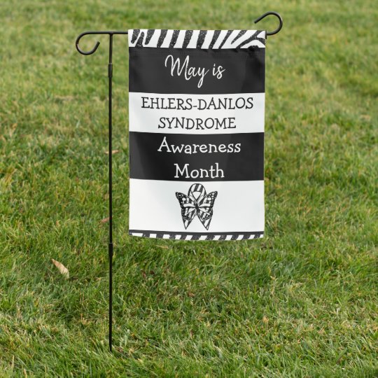 May is Ehlers-Danlos Syndrome Awareness Month Garden Flag | Zazzle.com