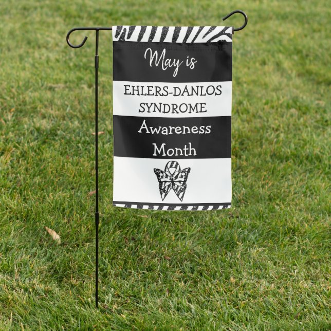 May is Ehlers-Danlos Syndrome Awareness Month  Garden Flag (In SItu)