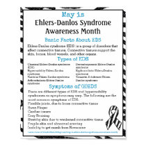 May is Ehlers-Danlos Syndrome Awareness Month Poster