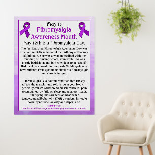 May is Fibromyalgia Awareness Month Foam Board
