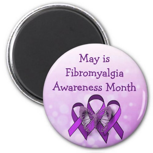 May is Fibromyalgia Awareness Month Magnet