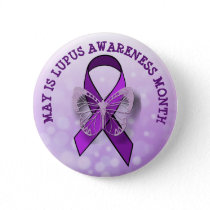 May is Lupus Awareness Month Button