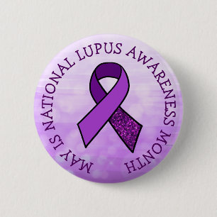 May is Lupus Awareness Month Button