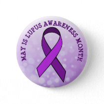 May is Lupus Awareness Month Button