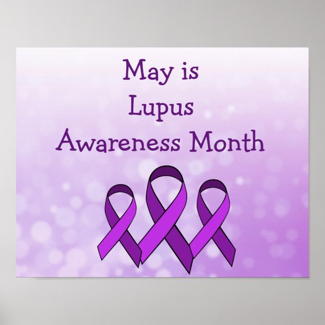 May is  Lupus  Month Poster (Front)