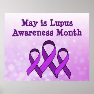 May is  Lupus  Month Poster