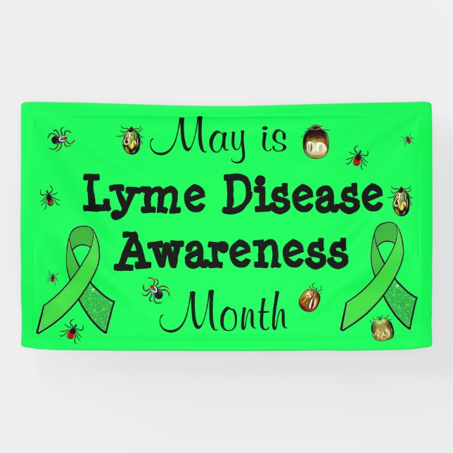 May is Lyme Disease Awareness Month Banner (Horizontal)