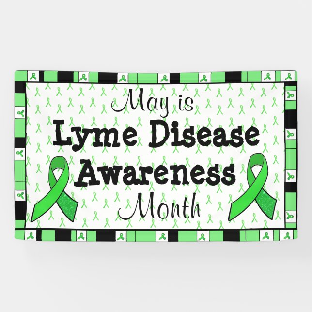 May is Lyme Disease Awareness Month Banner (Horizontal)