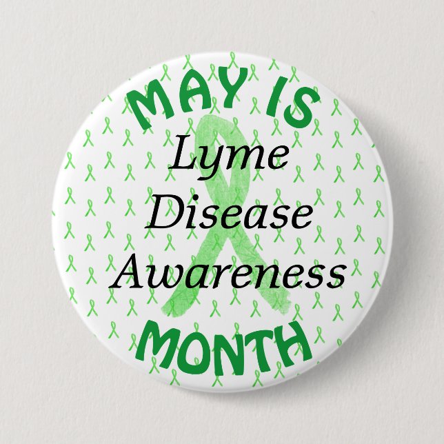 May is Lyme Disease Awareness Month Button (Front)