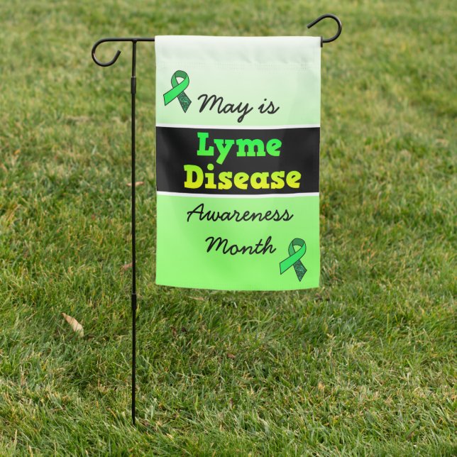 May is Lyme Disease Awareness Month Garden Flag (In SItu)