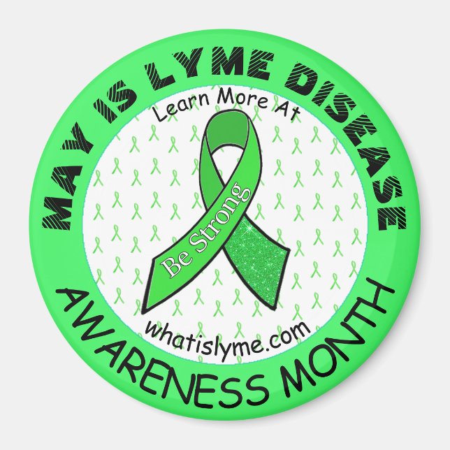 May is Lyme Disease Awareness Month Magnet (Front)