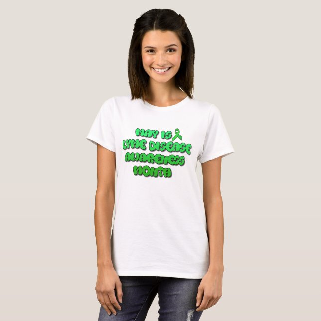 May is Lyme Disease Awareness Month shirt (Front Full)