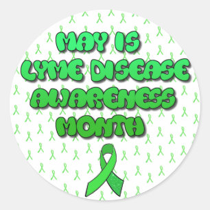 May is Lyme Disease Awareness Month Stickers
