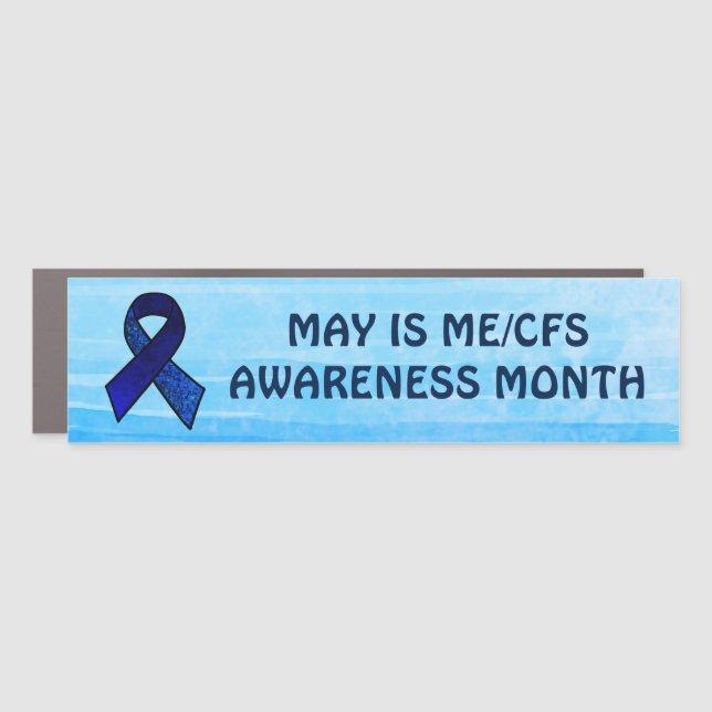 May is ME/CFS Awareness Month Car Magnet (Front)