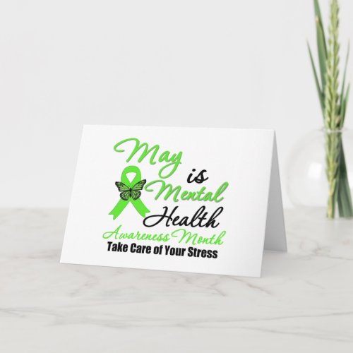 May is Mental Health Awareness Month Card