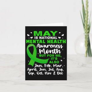 May Is National Mental Health Awareness Month Mens Card