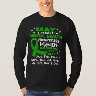 May Is National Mental Health Awareness Month Mens T-Shirt