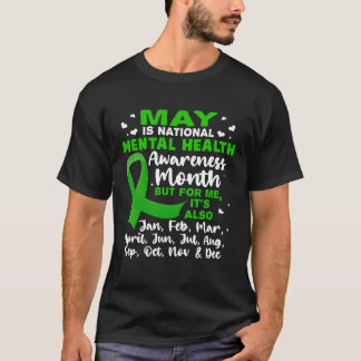 May Is National Mental Health Awareness Month Mens T-Shirt