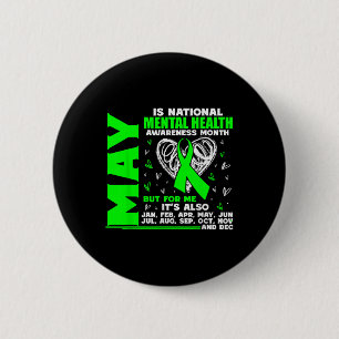 May Is National Mental Health Awareness Month Posi Button