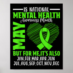 May Is National Mental Health Awareness Month Poster