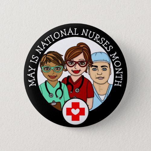 May is National Nurses Month   Button