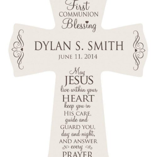 May Jesus Beautifully Crafted Ivory Wall Cross