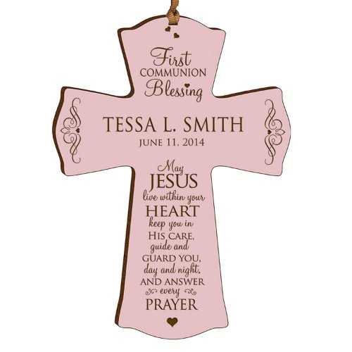 May Jesus Live Within 45 x 6 Pink Ornament