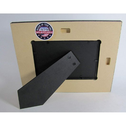 May Jesus Live Within 4X6 Picture Frame - Black (Back)