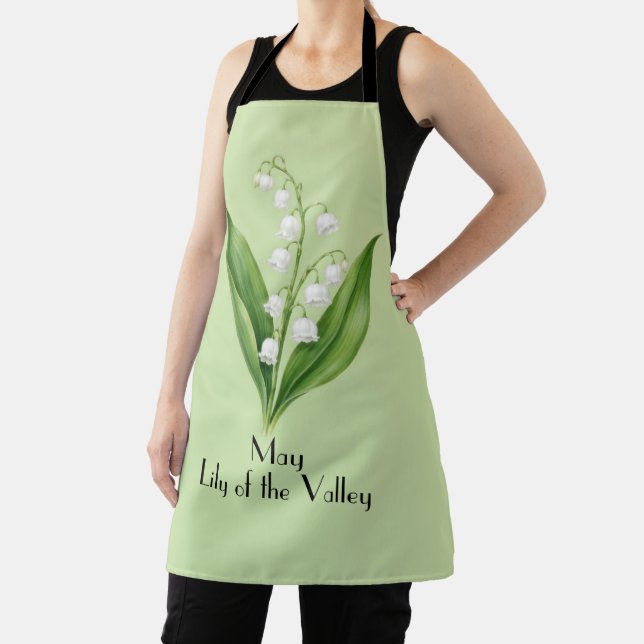 May Lily of the Valley Flowers  Apron (Insitu)