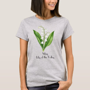 May Lily of the Valley Flowers T-Shirt