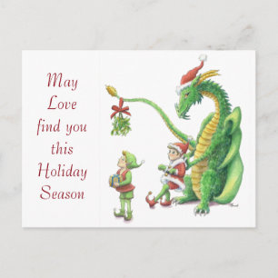 May Love find you - postcard