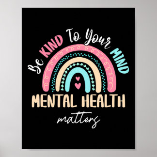 May Mental Health Awareness Mental Health Matters  Poster