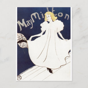 May Milton 1895 Henri de Toulouse-Lautrec Postcard