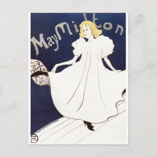 May Milton 1895 Henri de Toulouse-Lautrec Postcard