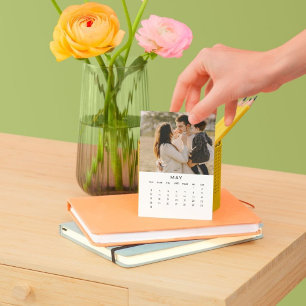 May Moments: Portrait Easel Calendar 2026 Holder